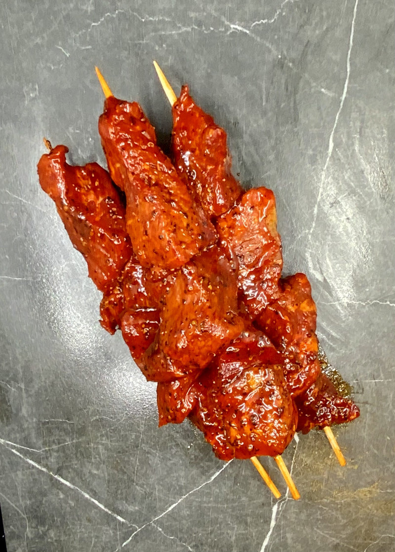 MARINATED BEEF SKEWERS