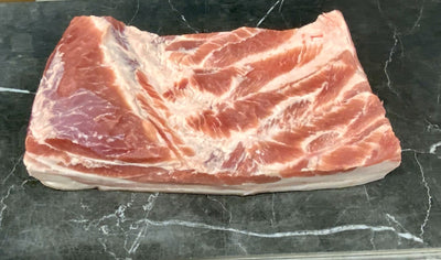PORK BELLY RIND ON